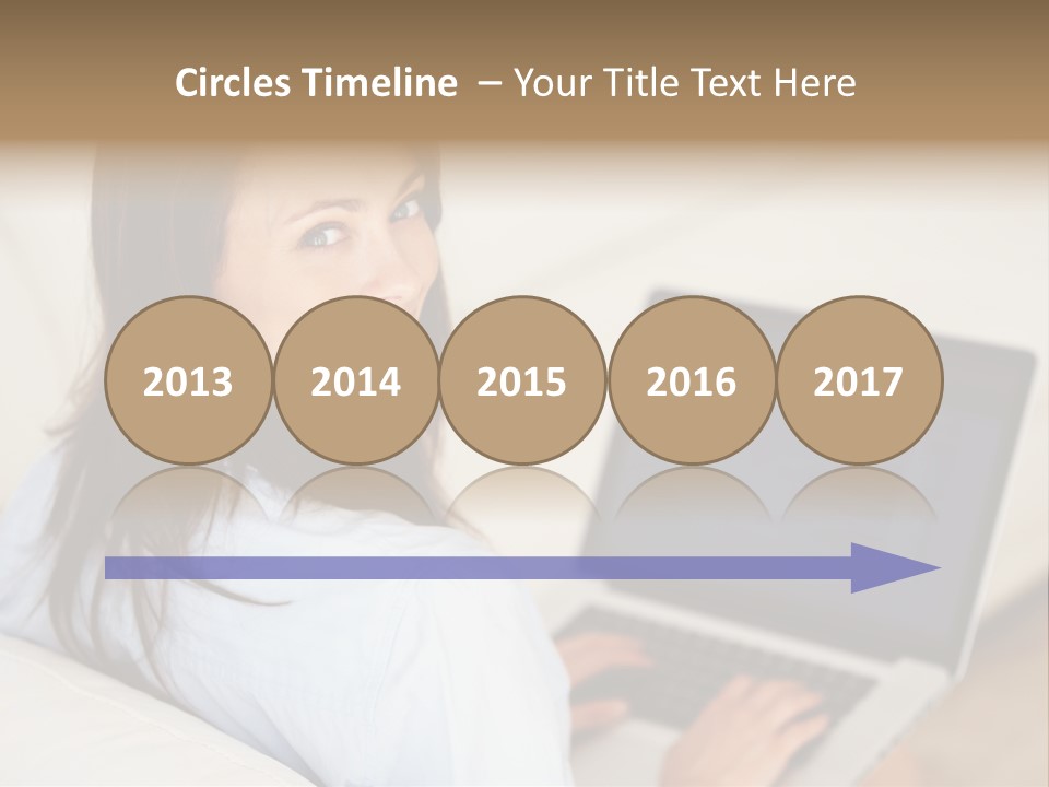 Summer Portholes Tropical PowerPoint Template