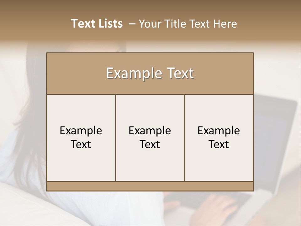 Summer Portholes Tropical PowerPoint Template