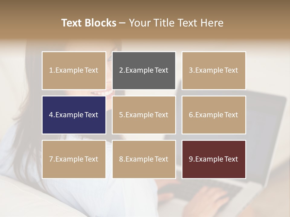 Summer Portholes Tropical PowerPoint Template