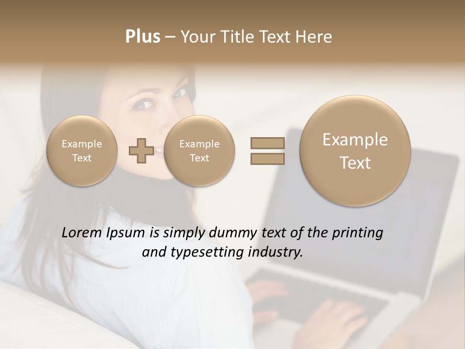 Summer Portholes Tropical PowerPoint Template