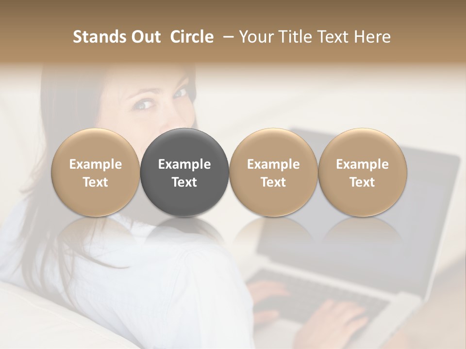 Summer Portholes Tropical PowerPoint Template