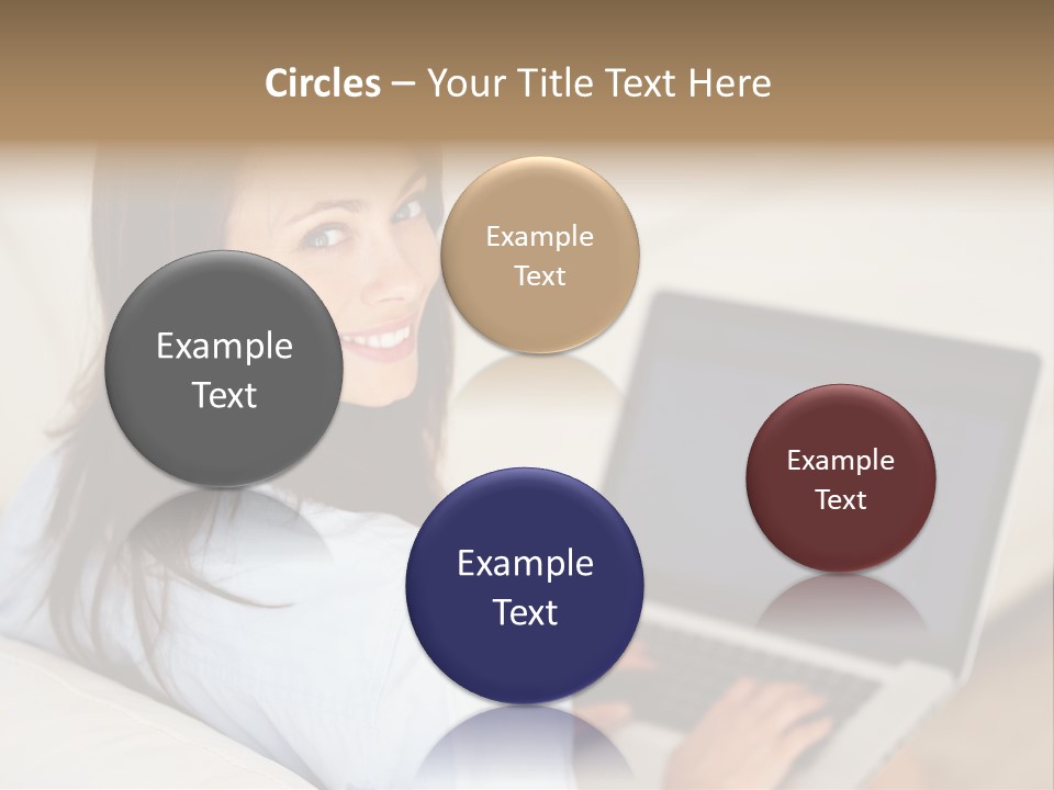 Summer Portholes Tropical PowerPoint Template