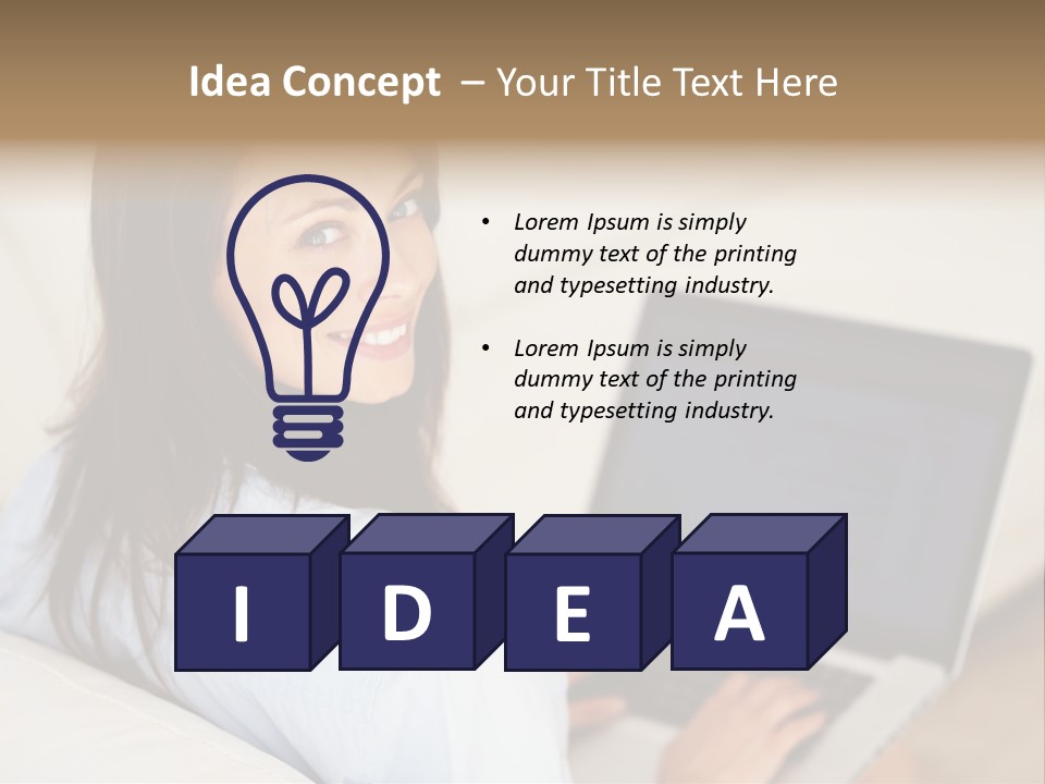 Summer Portholes Tropical PowerPoint Template