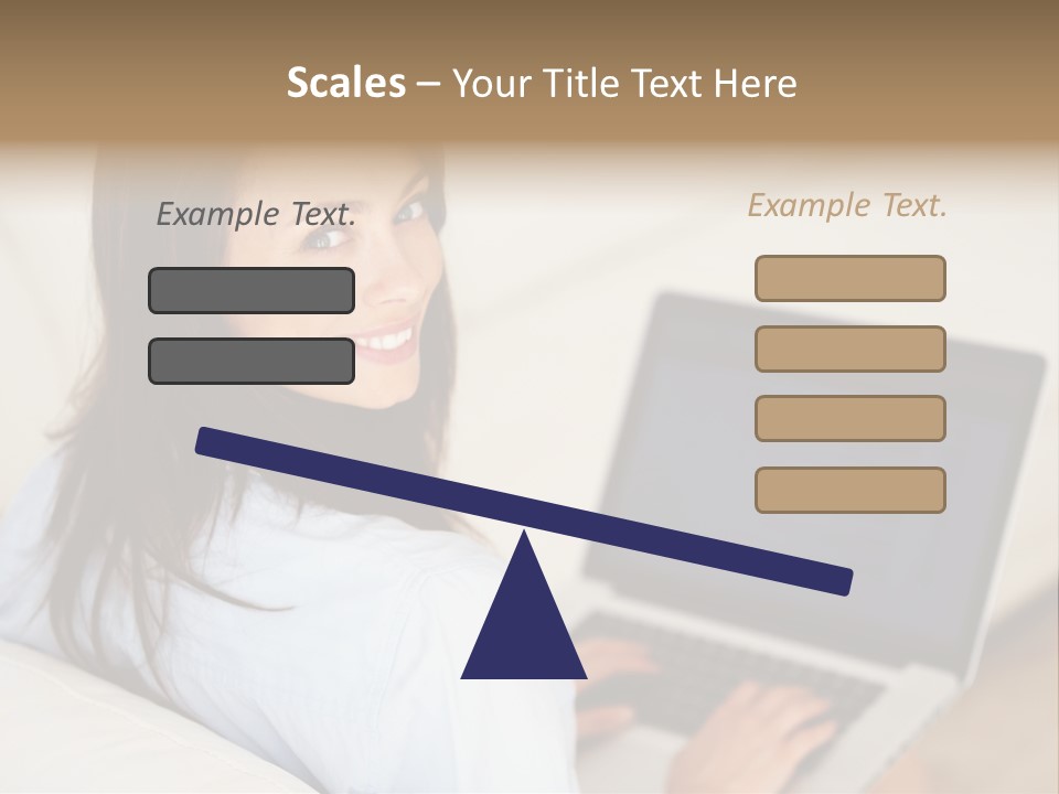 Summer Portholes Tropical PowerPoint Template