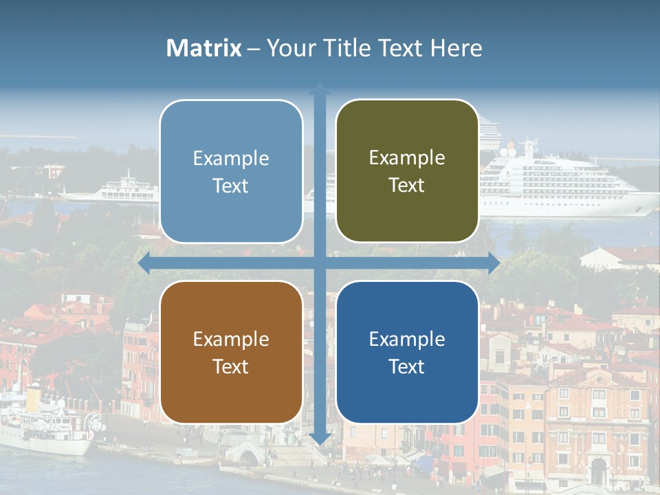 Summer Portholes Tropical PowerPoint Template