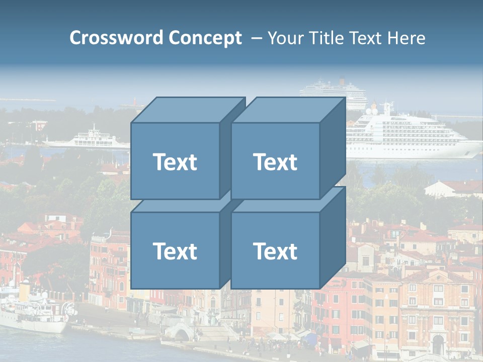 Summer Portholes Tropical PowerPoint Template