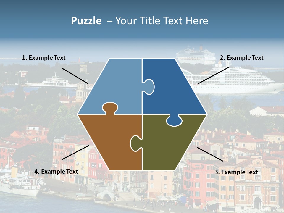 Summer Portholes Tropical PowerPoint Template