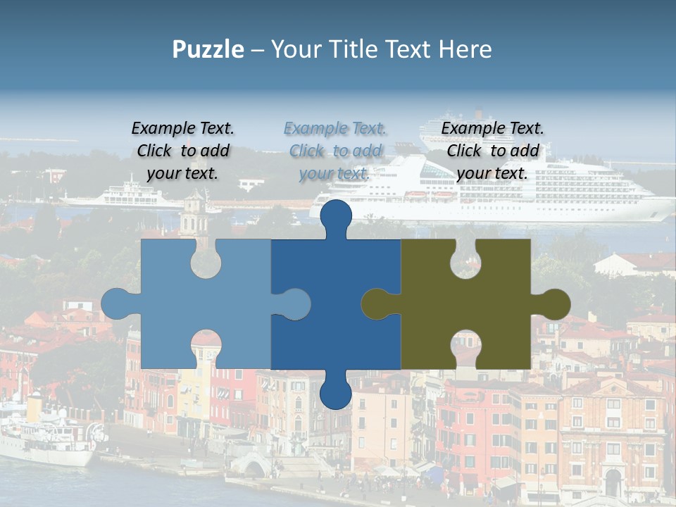 Summer Portholes Tropical PowerPoint Template