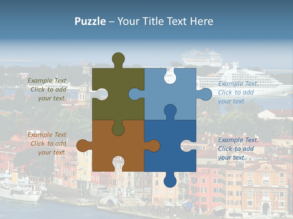 Summer Portholes Tropical PowerPoint Template