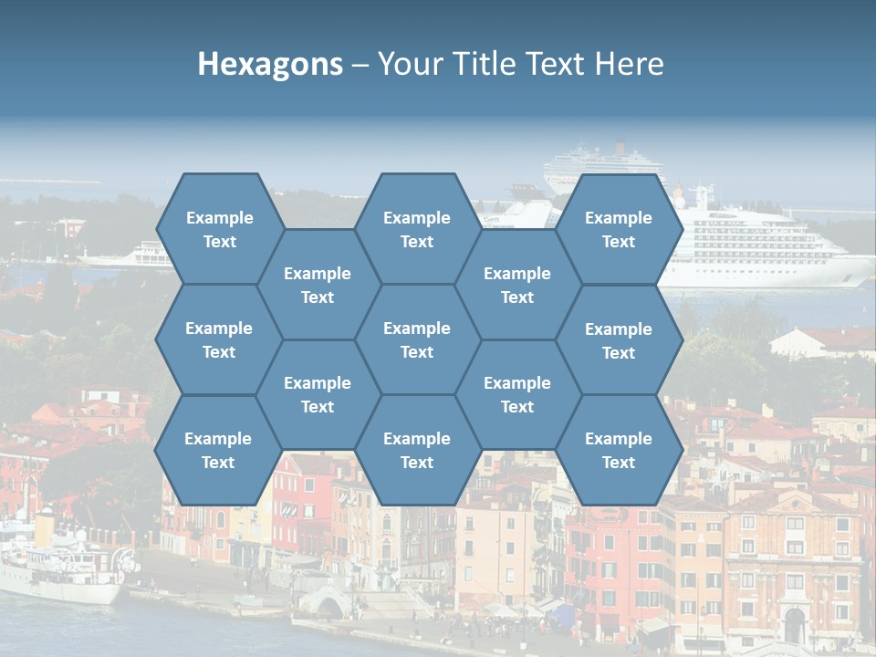 Summer Portholes Tropical PowerPoint Template