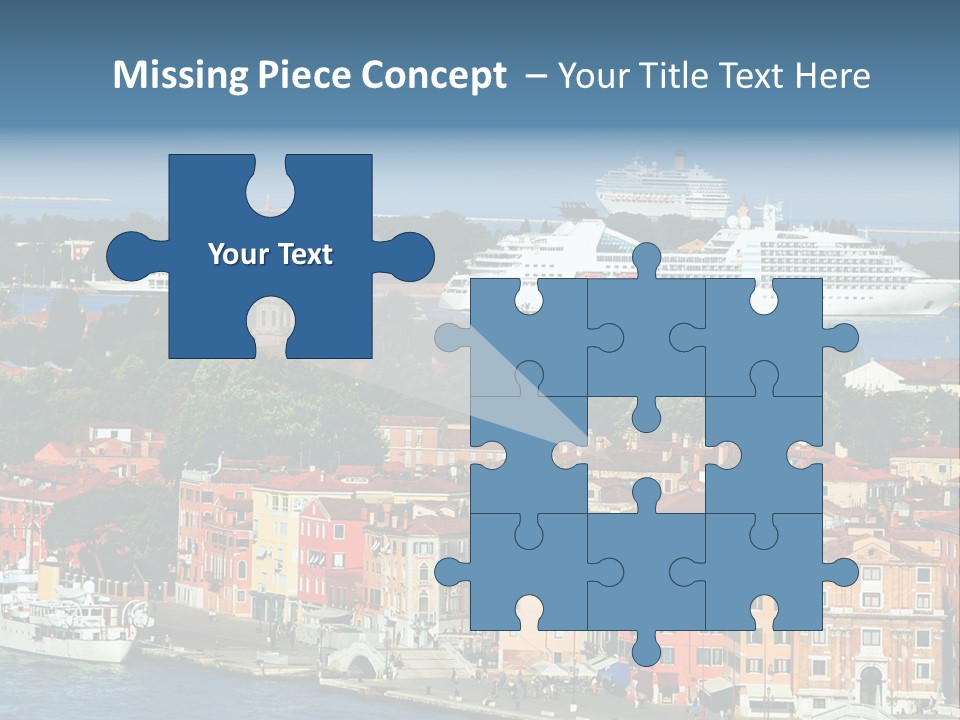 Summer Portholes Tropical PowerPoint Template