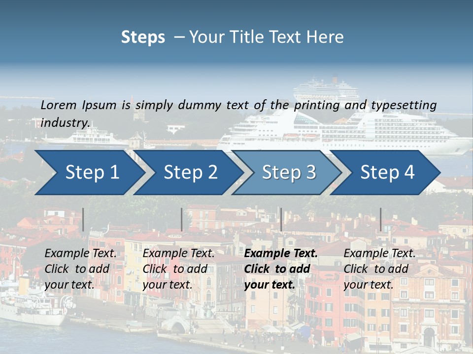 Summer Portholes Tropical PowerPoint Template