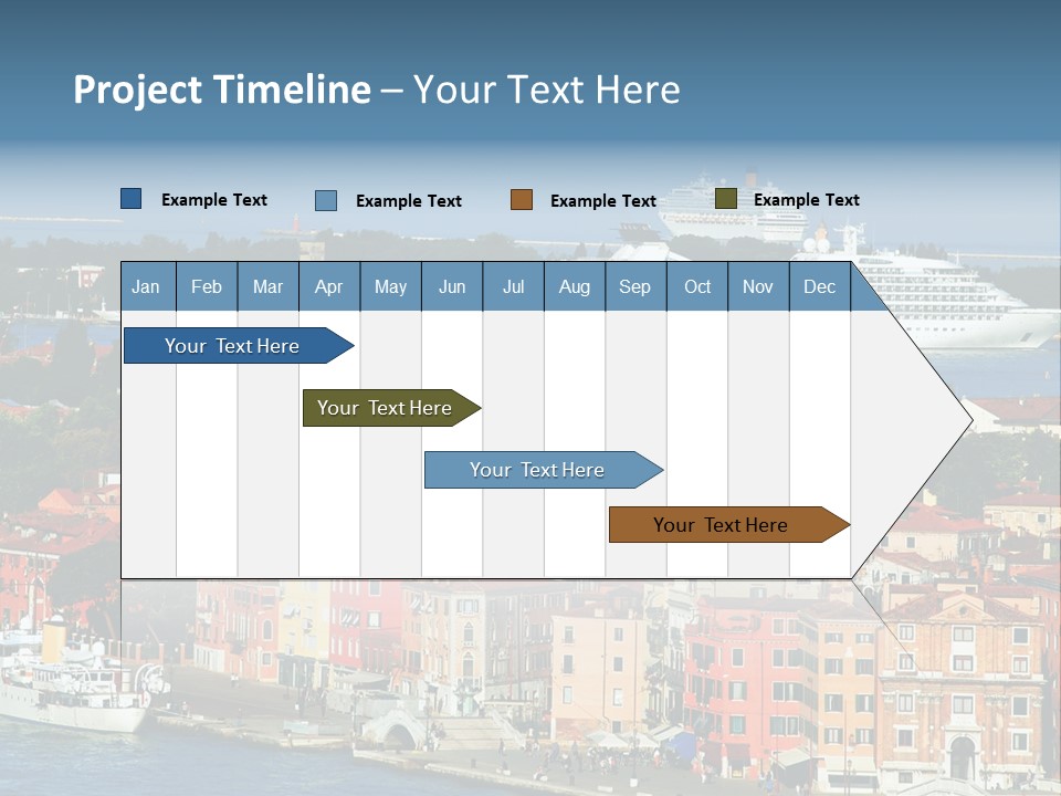 Summer Portholes Tropical PowerPoint Template