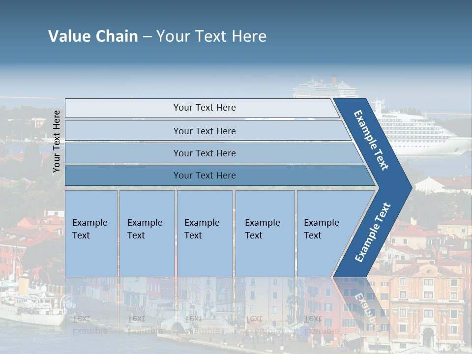 Summer Portholes Tropical PowerPoint Template