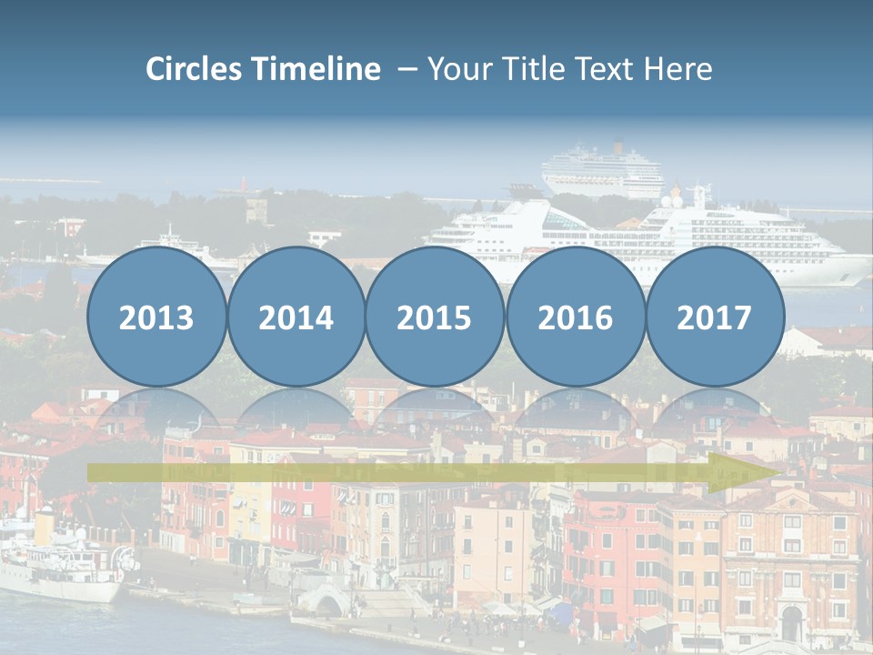Summer Portholes Tropical PowerPoint Template
