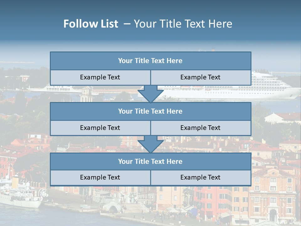 Summer Portholes Tropical PowerPoint Template