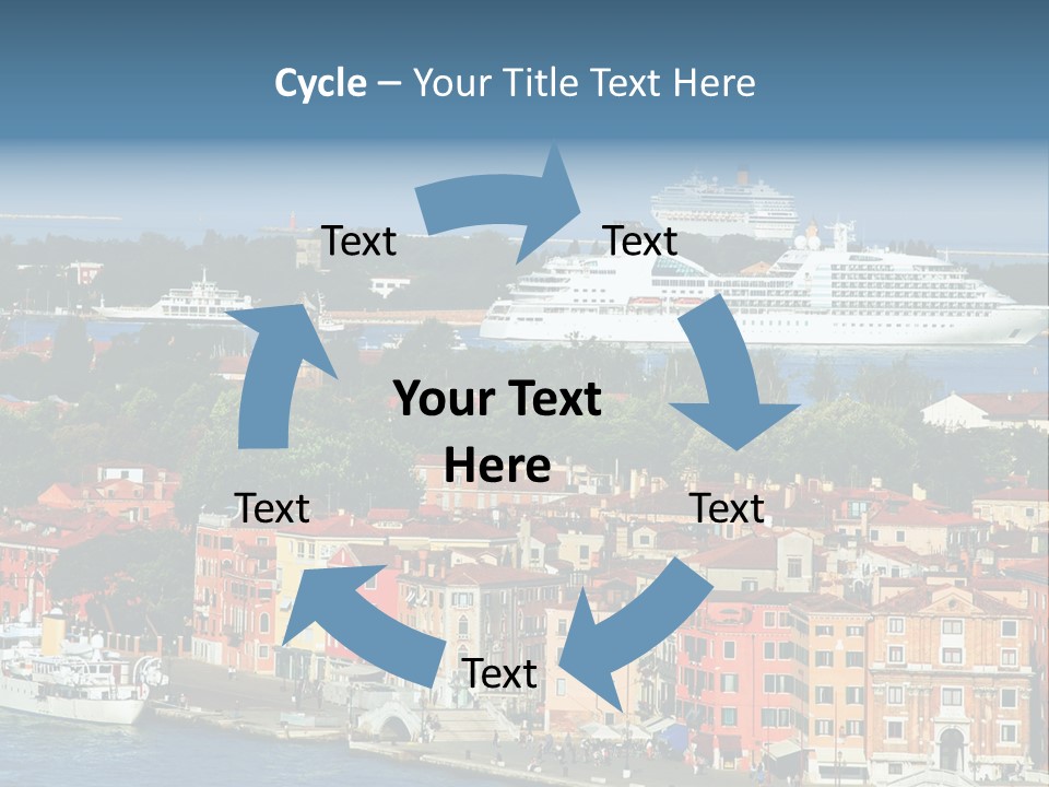 Summer Portholes Tropical PowerPoint Template