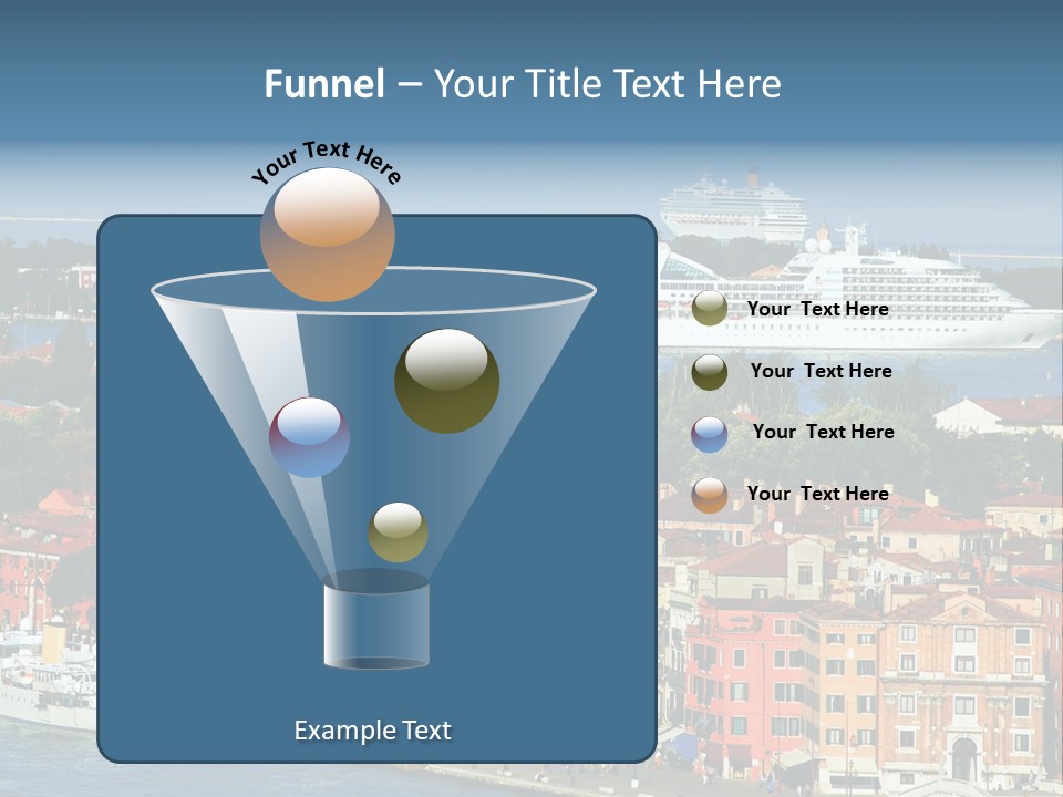 Summer Portholes Tropical PowerPoint Template