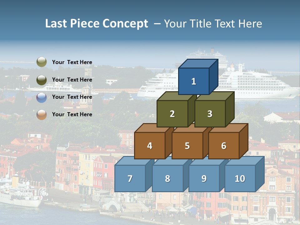 Summer Portholes Tropical PowerPoint Template