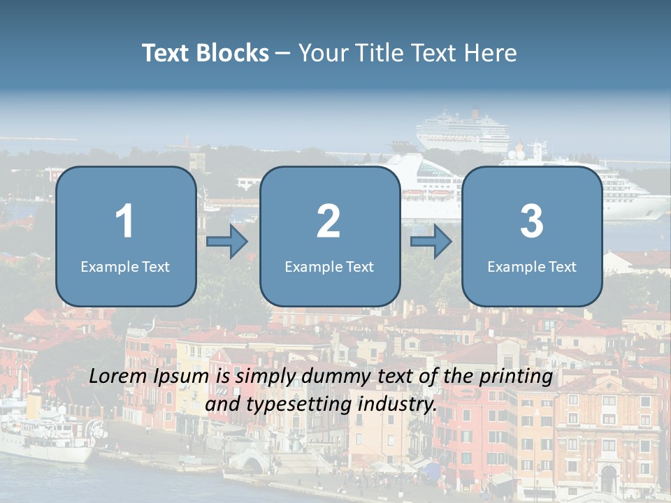 Summer Portholes Tropical PowerPoint Template