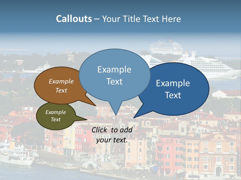 Summer Portholes Tropical PowerPoint Template