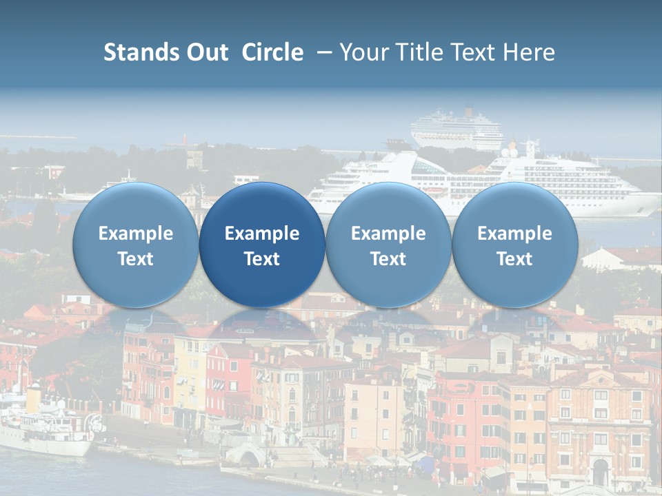 Summer Portholes Tropical PowerPoint Template