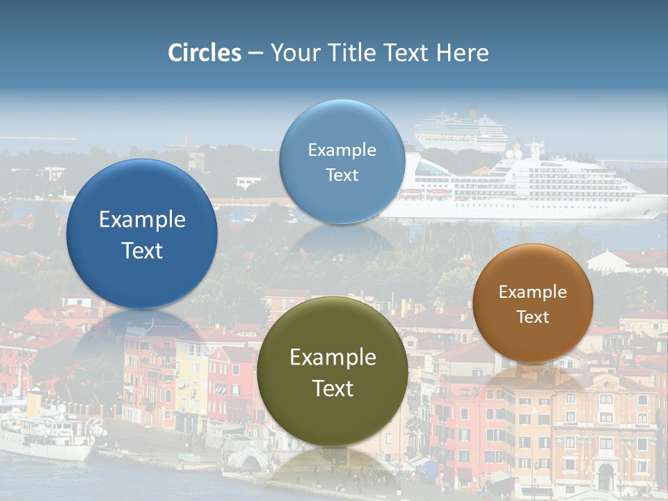 Summer Portholes Tropical PowerPoint Template