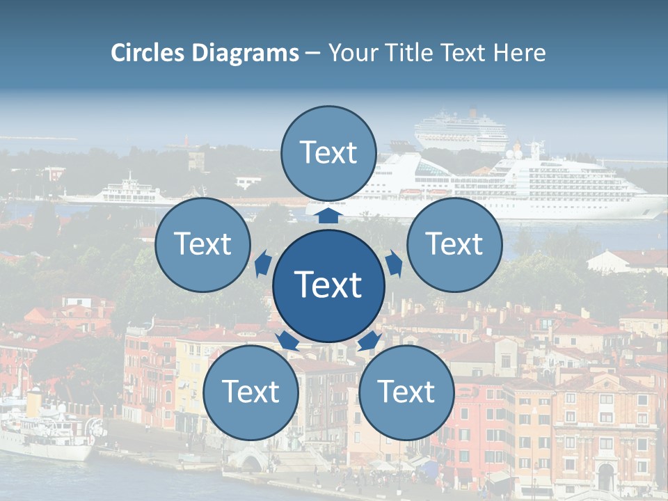 Summer Portholes Tropical PowerPoint Template