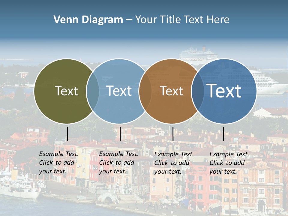 Summer Portholes Tropical PowerPoint Template