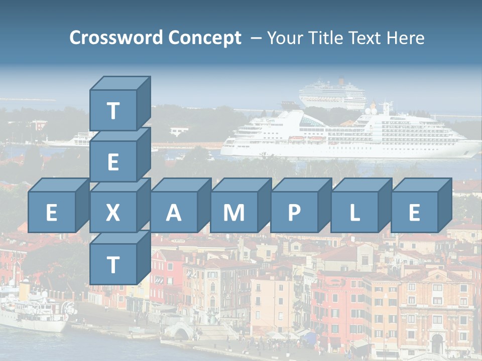 Summer Portholes Tropical PowerPoint Template