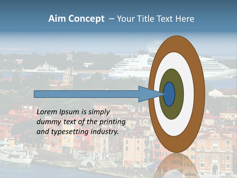 Summer Portholes Tropical PowerPoint Template