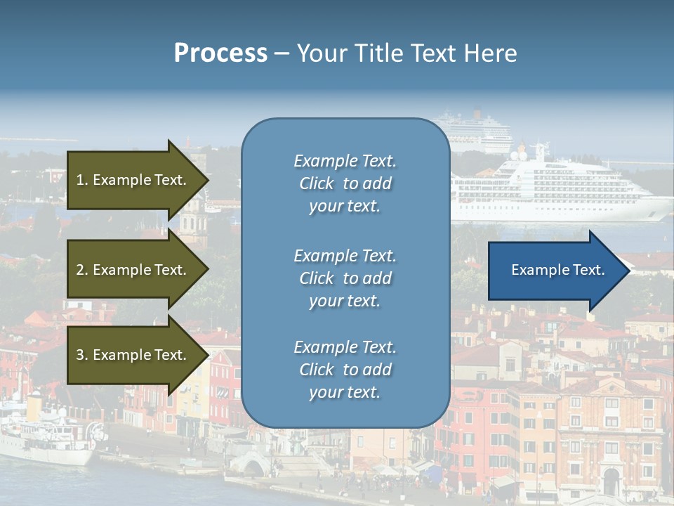 Summer Portholes Tropical PowerPoint Template