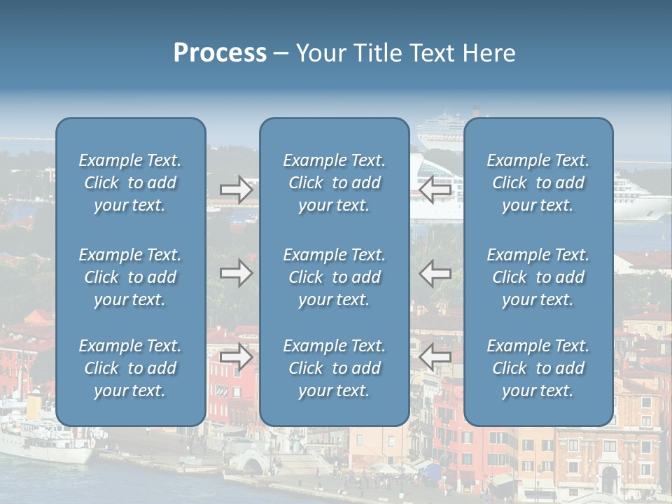 Summer Portholes Tropical PowerPoint Template