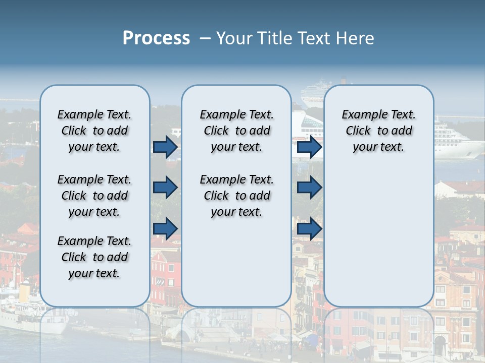 Summer Portholes Tropical PowerPoint Template