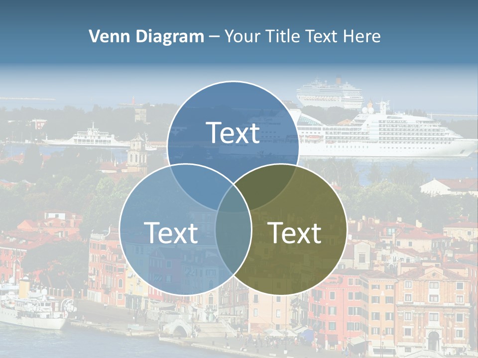 Summer Portholes Tropical PowerPoint Template