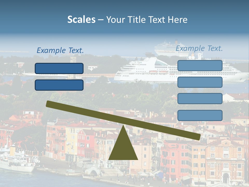 Summer Portholes Tropical PowerPoint Template
