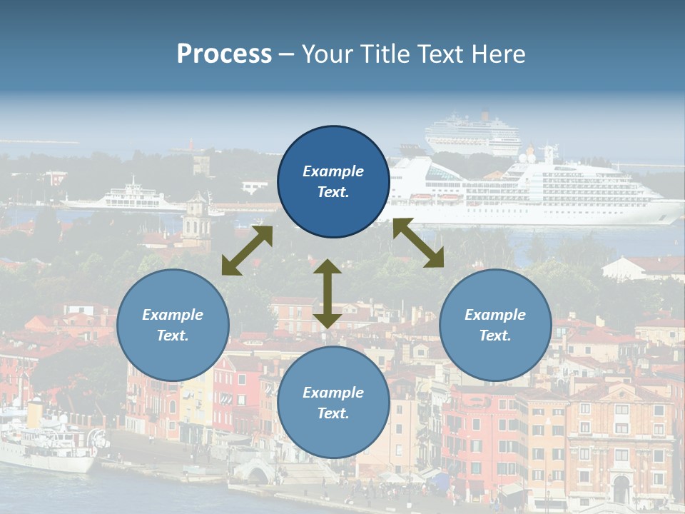 Summer Portholes Tropical PowerPoint Template