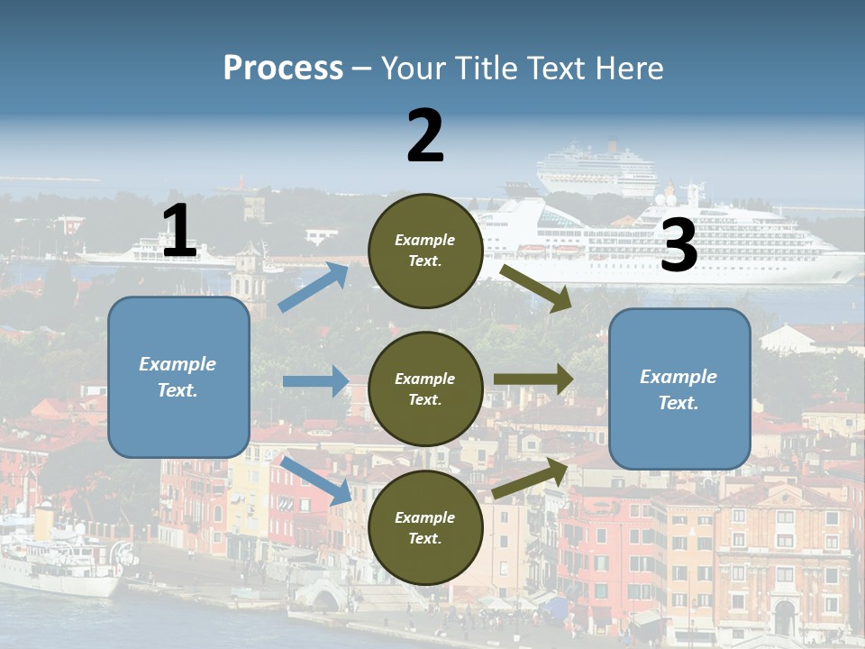 Summer Portholes Tropical PowerPoint Template