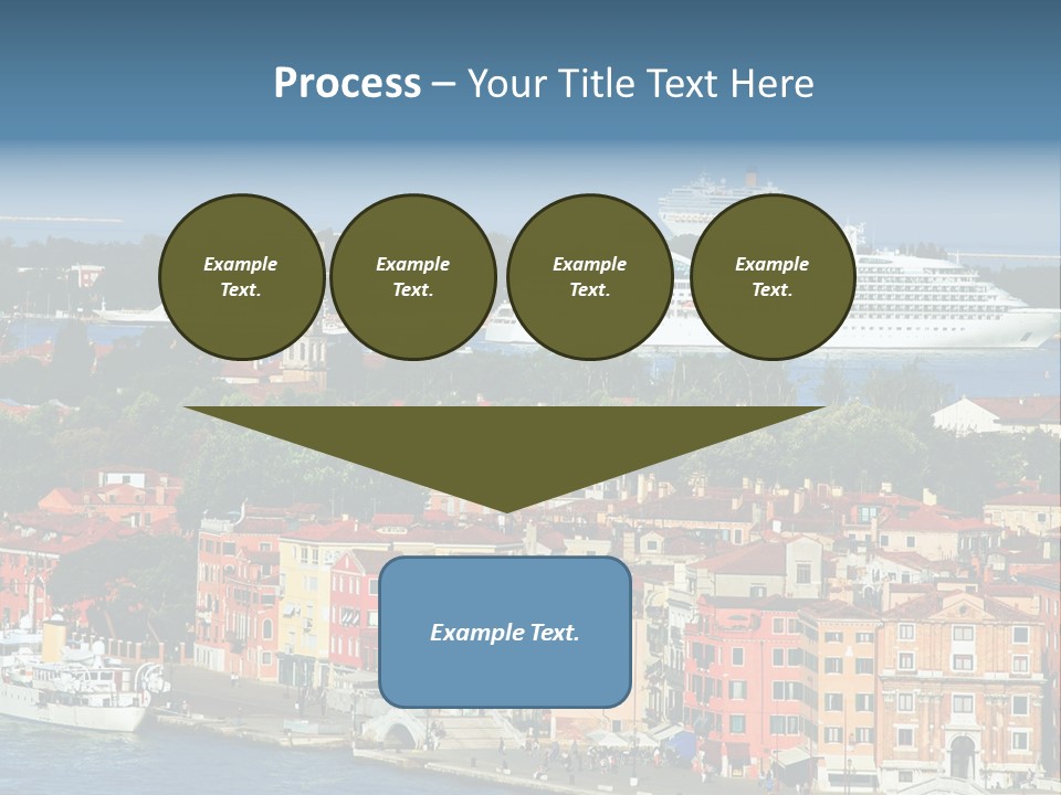 Summer Portholes Tropical PowerPoint Template