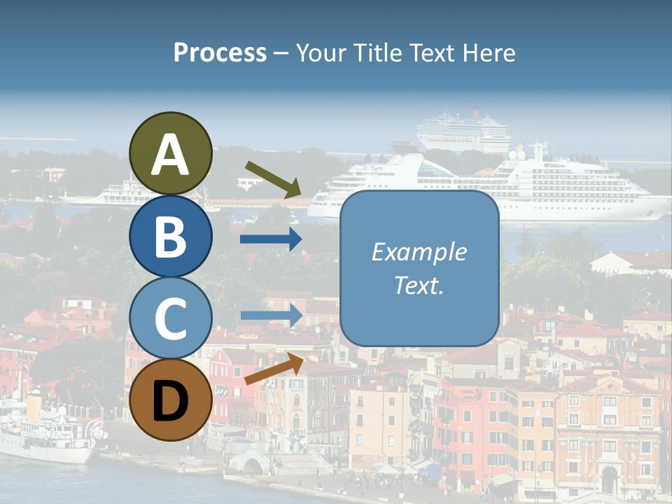 Summer Portholes Tropical PowerPoint Template
