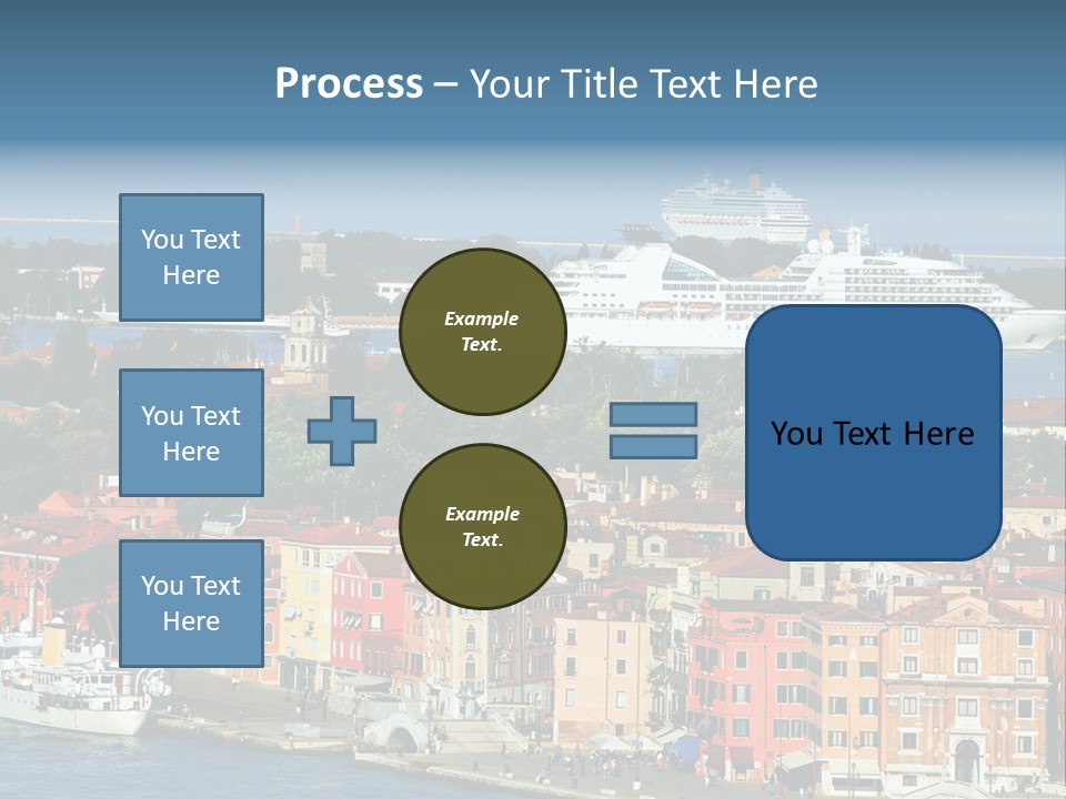 Summer Portholes Tropical PowerPoint Template