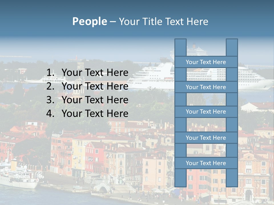 Summer Portholes Tropical PowerPoint Template