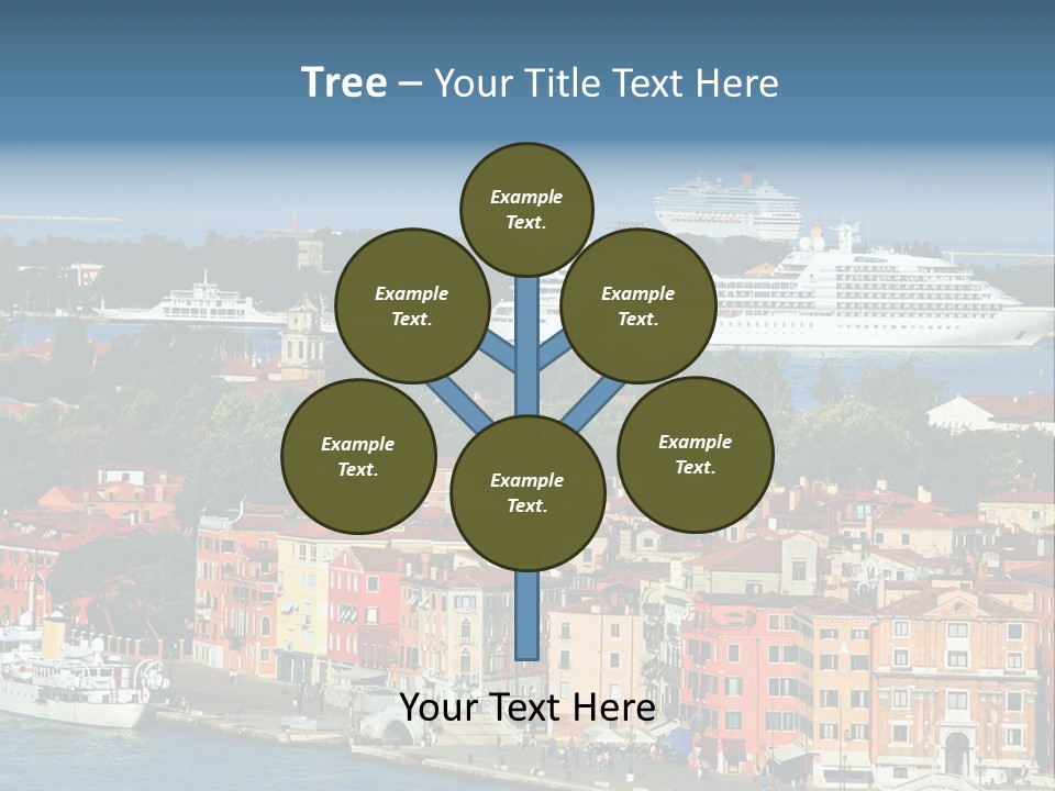 Summer Portholes Tropical PowerPoint Template