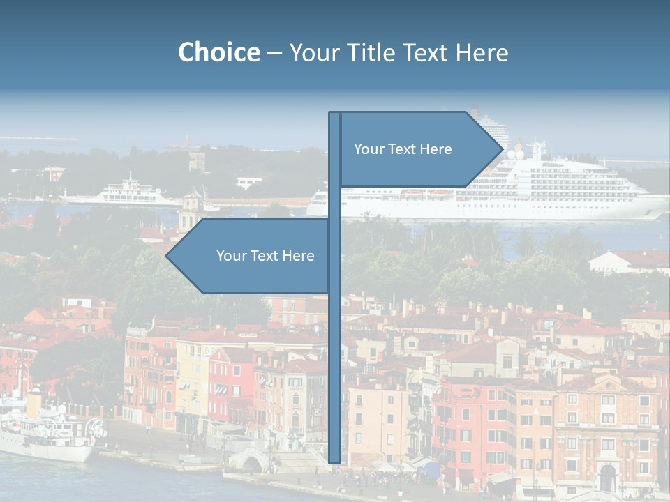 Summer Portholes Tropical PowerPoint Template