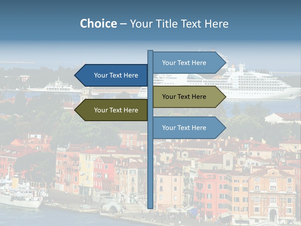 Summer Portholes Tropical PowerPoint Template