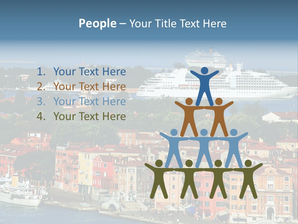 Summer Portholes Tropical PowerPoint Template