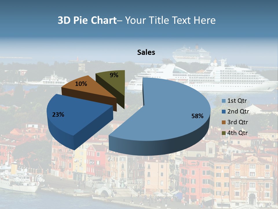 Summer Portholes Tropical PowerPoint Template