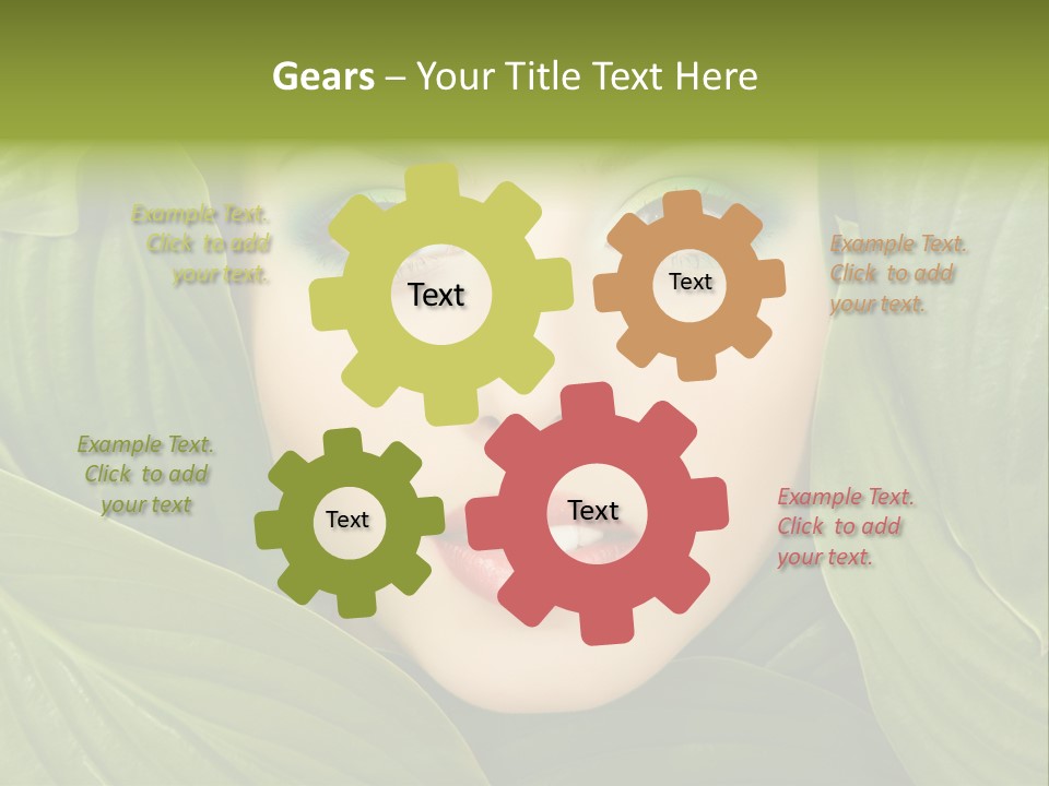 Nature People Leaves PowerPoint Template