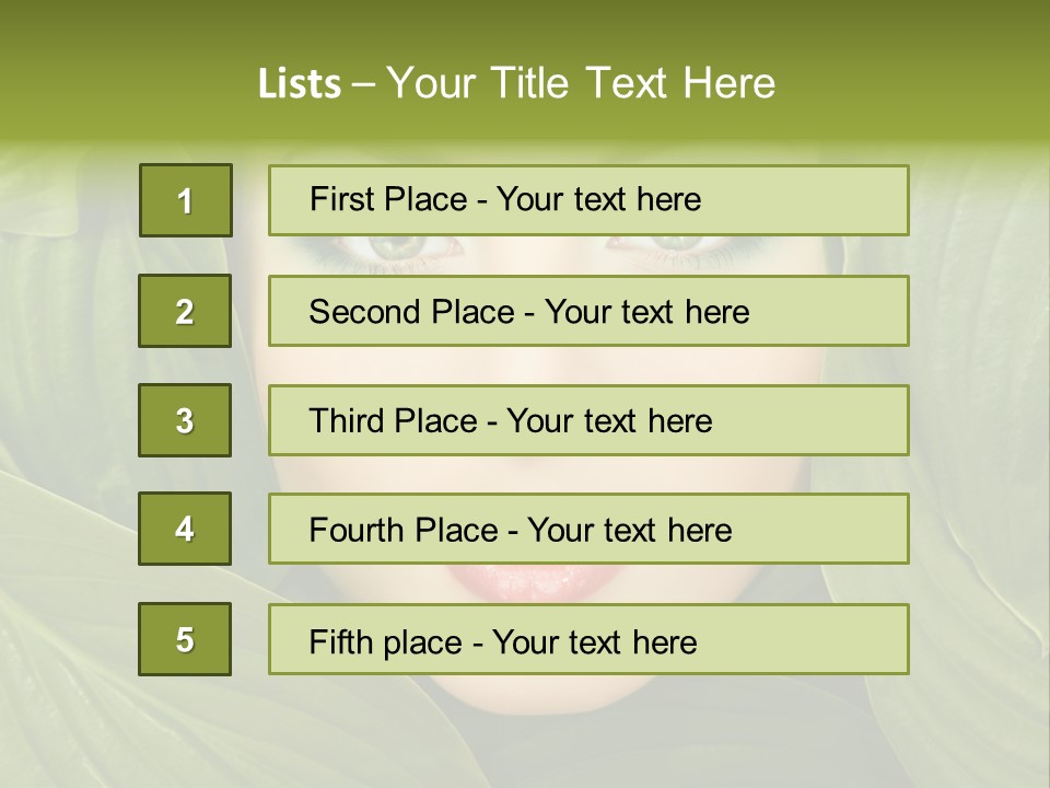 Nature People Leaves PowerPoint Template