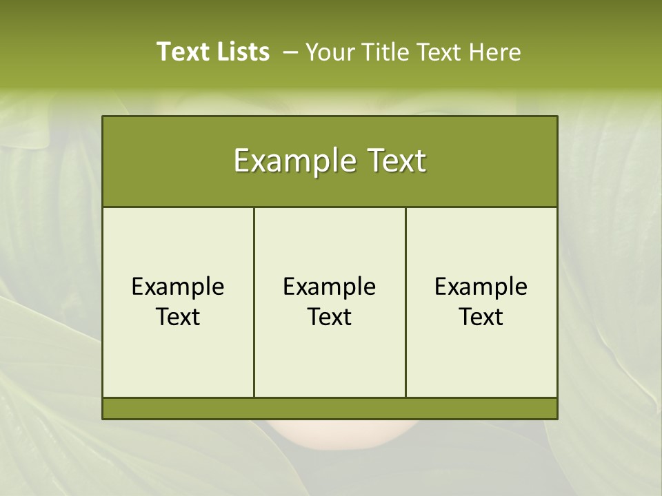 Nature People Leaves PowerPoint Template